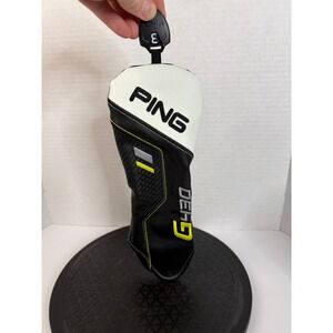 Ping G430 Fairway Wood Headcover Black White Neon Yellow 3 Wood Cover
